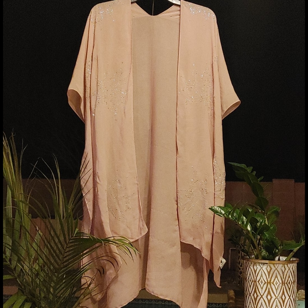 Beautiful embezzled blush shrug
